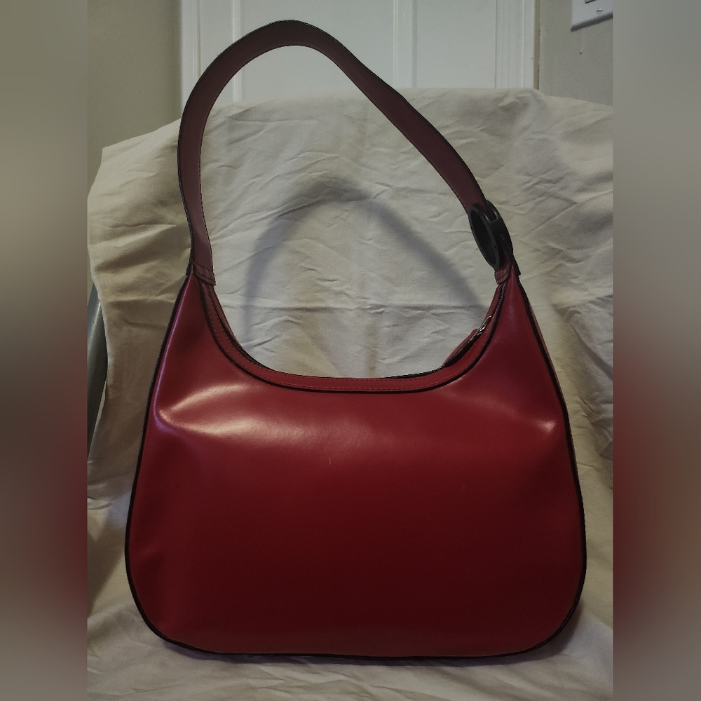 Oroton Cherry Red Shoulder Bag